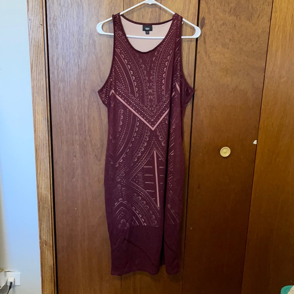 Maroon Dress